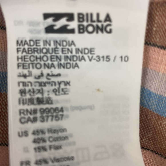 Billabong Women's Straight Round Beachy coastal mini Dress Size Medium EUC - Picture 4 of 6